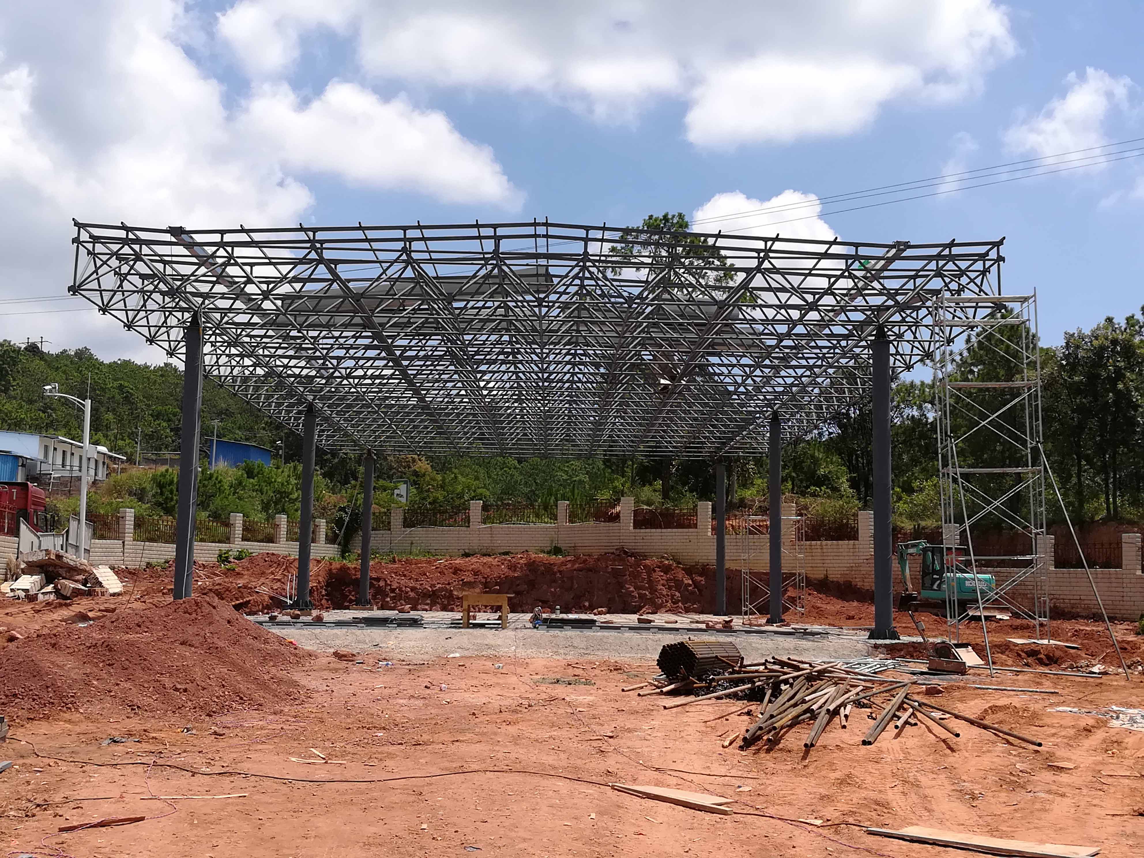 甘南加油站网架屋面