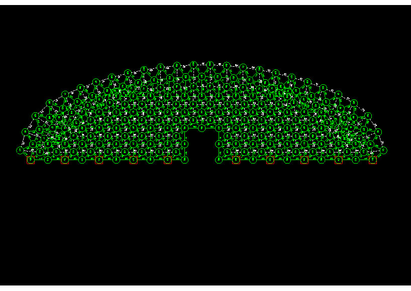 甘南锡林浩特91跨，1000米长干煤棚网架设计