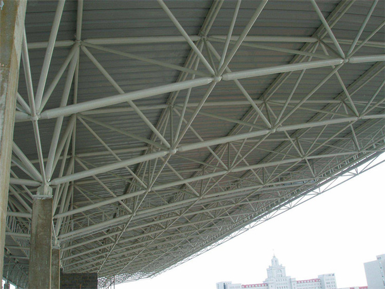 甘南学院体育场网架工程